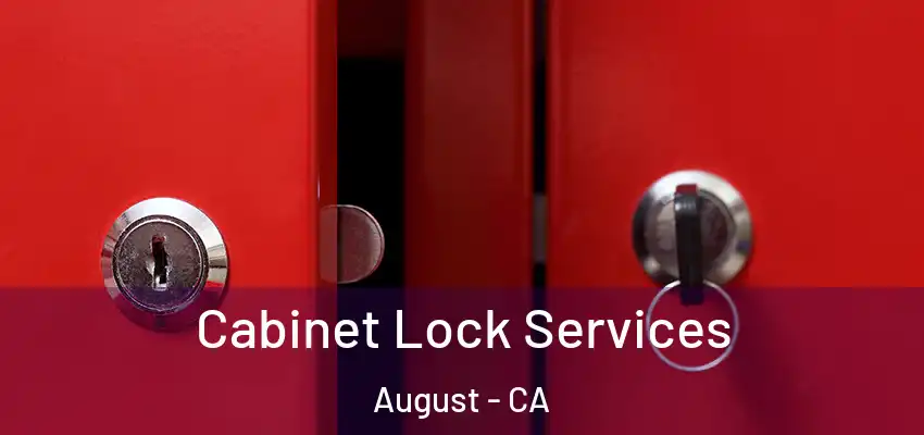 Cabinet Lock Services August - CA