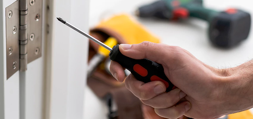 Fix A Broken Door Hole in August, California